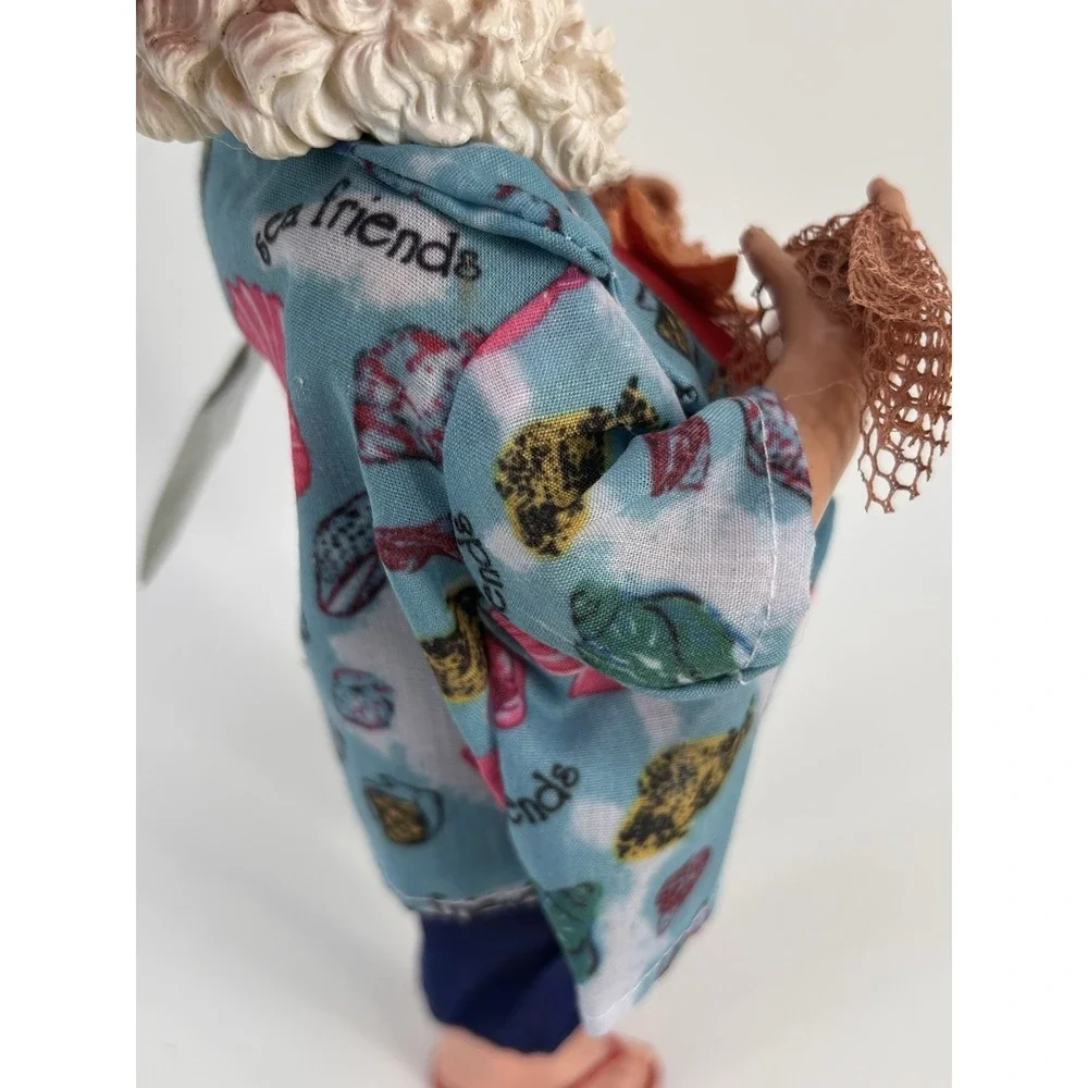 Santa's Workshop Beach Party Coastal Santa Hawaiian Shirt Flip Flops‎ 10